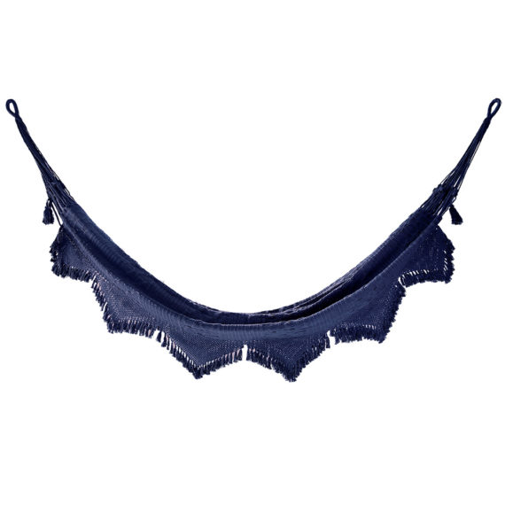 best luxury cobalt blue handwoven outdoor hammock