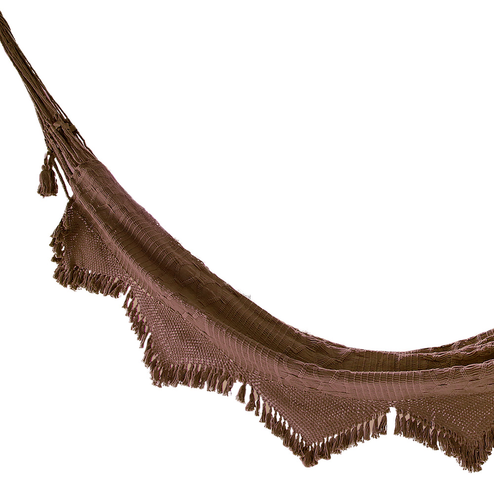 best solid chocolate handwoven indoor or outdoor hammock