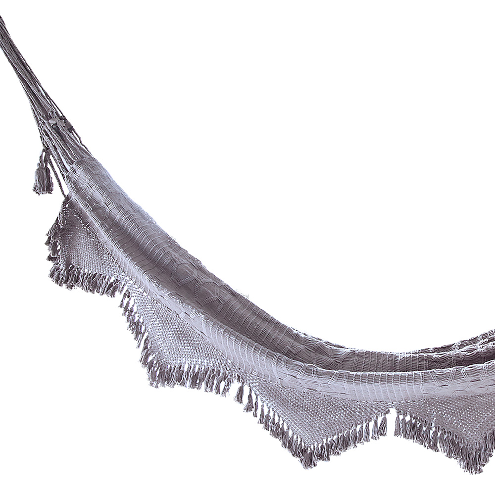 best handmade cotton bolivian hammock in solid grey
