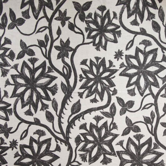 khovar collection, modern, large scale flower print wall covering.
