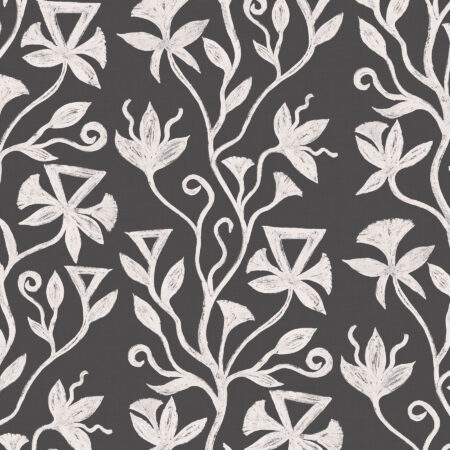 Vine wallpaper in Kali Mati colorway
