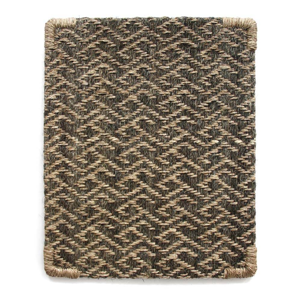 colombian crin rugs horsehair + jute, precolombian pattern l'aviva home