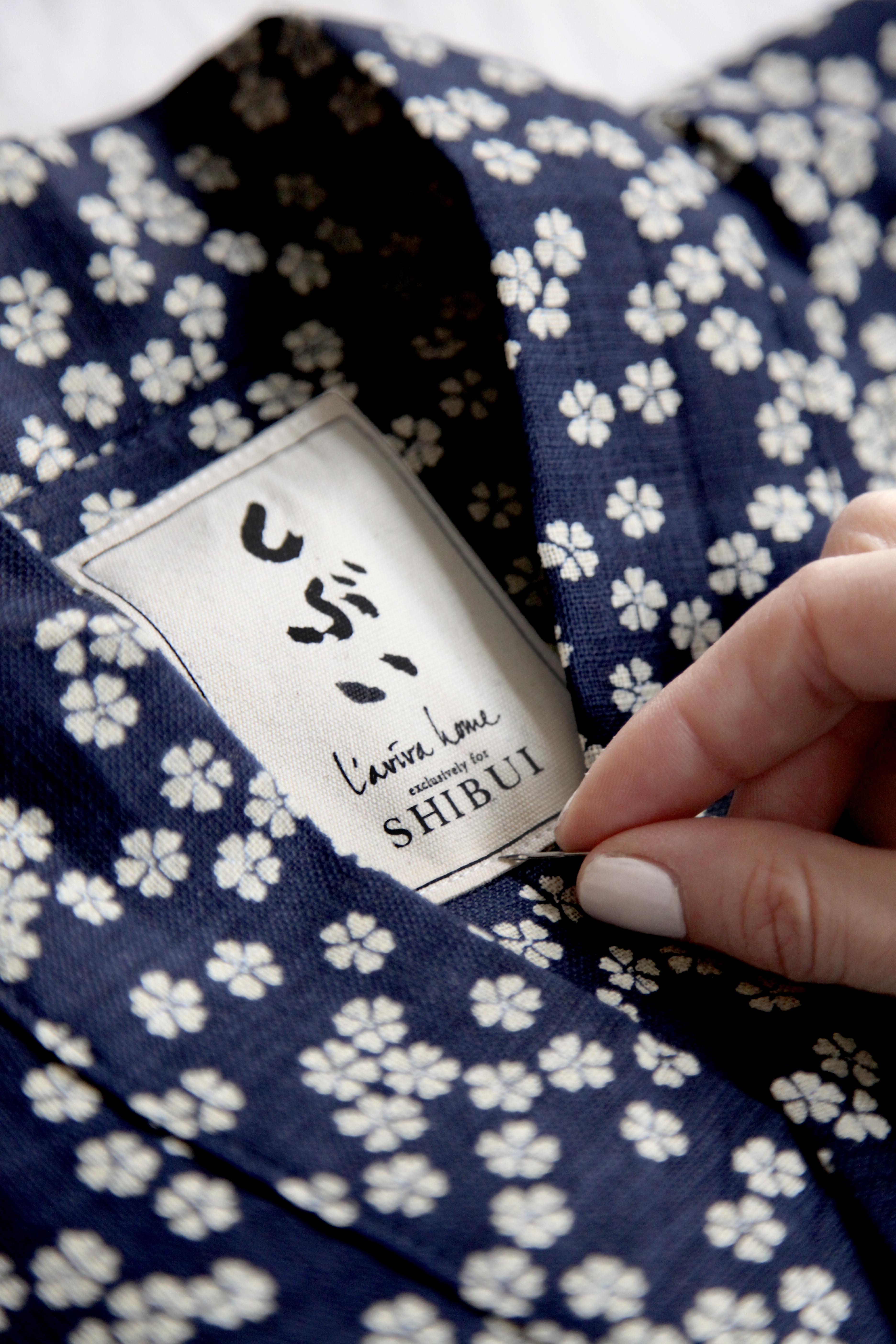 a special project that we collaborated on for the Greenwich Hotel's Shibui Spa. Creating custom Japanese yukata for a luxurious spa experience.