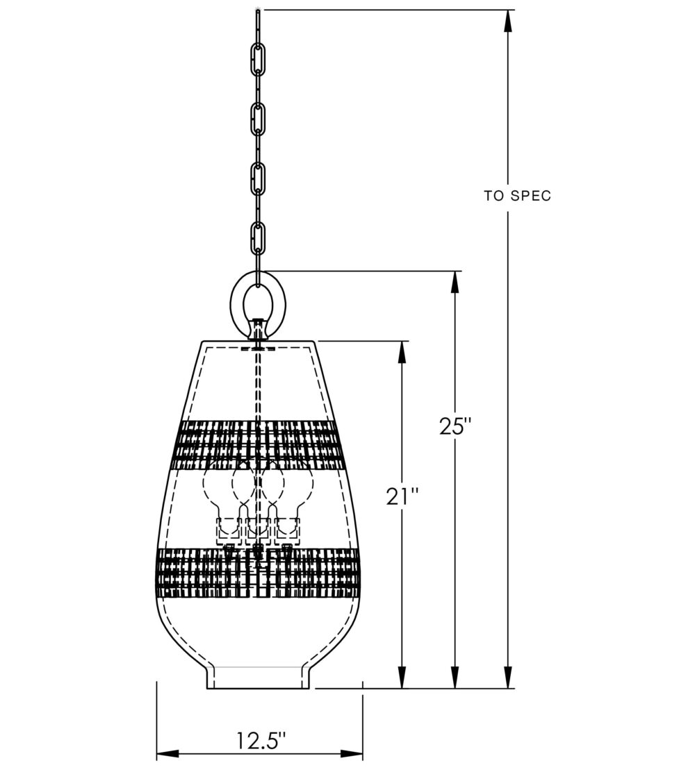 Atzompa Ajedrez Size C To-Scale Template