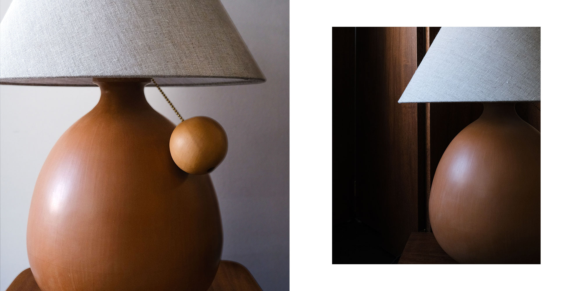 barro negro table lamps black clay with shade and ball pull Banner New2c