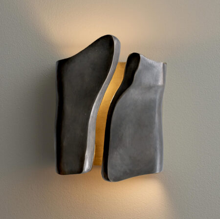 Capullo sconce in ceniza finish lit