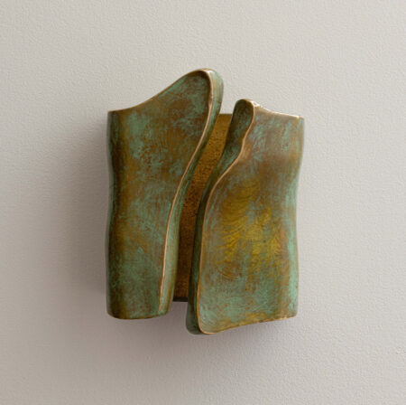 Capullo sconce verdigris