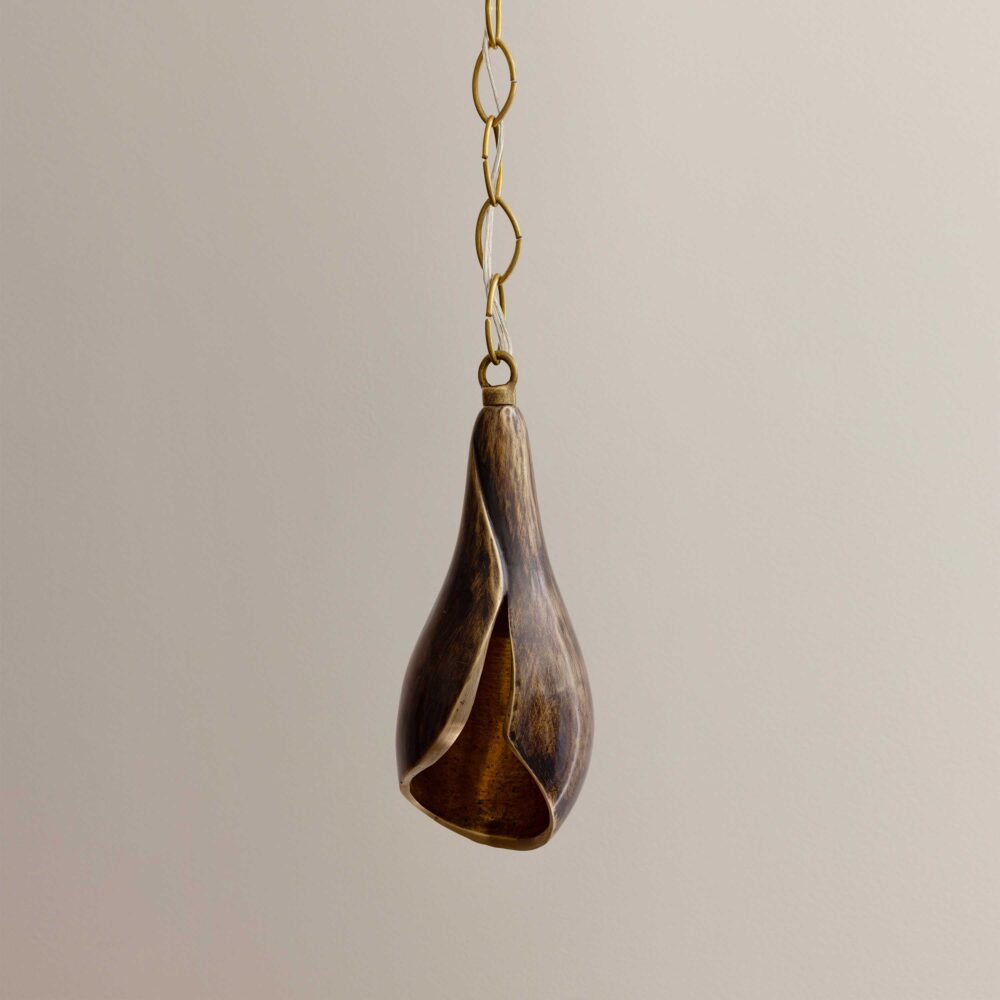 Lirio pendant in sepia finish