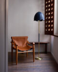 Doma floor lamp in colbalto at the CDMX showroom