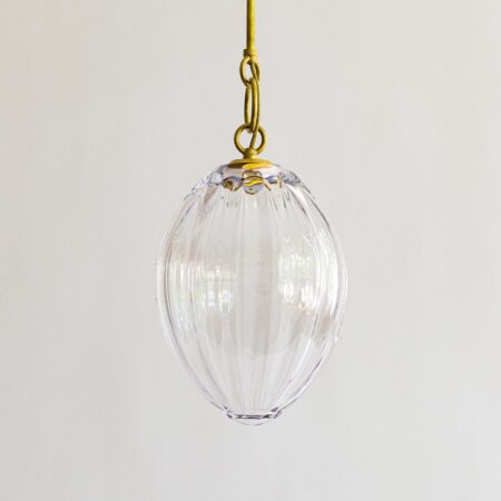 Tobala pendant in clear glass
