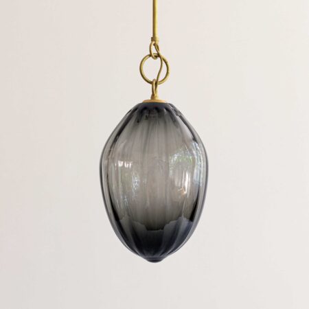 Tobala pendant in obsidian glass