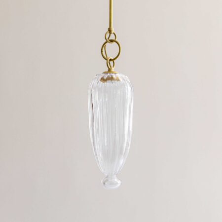 Agave Cuishe Pendant Clear Glass