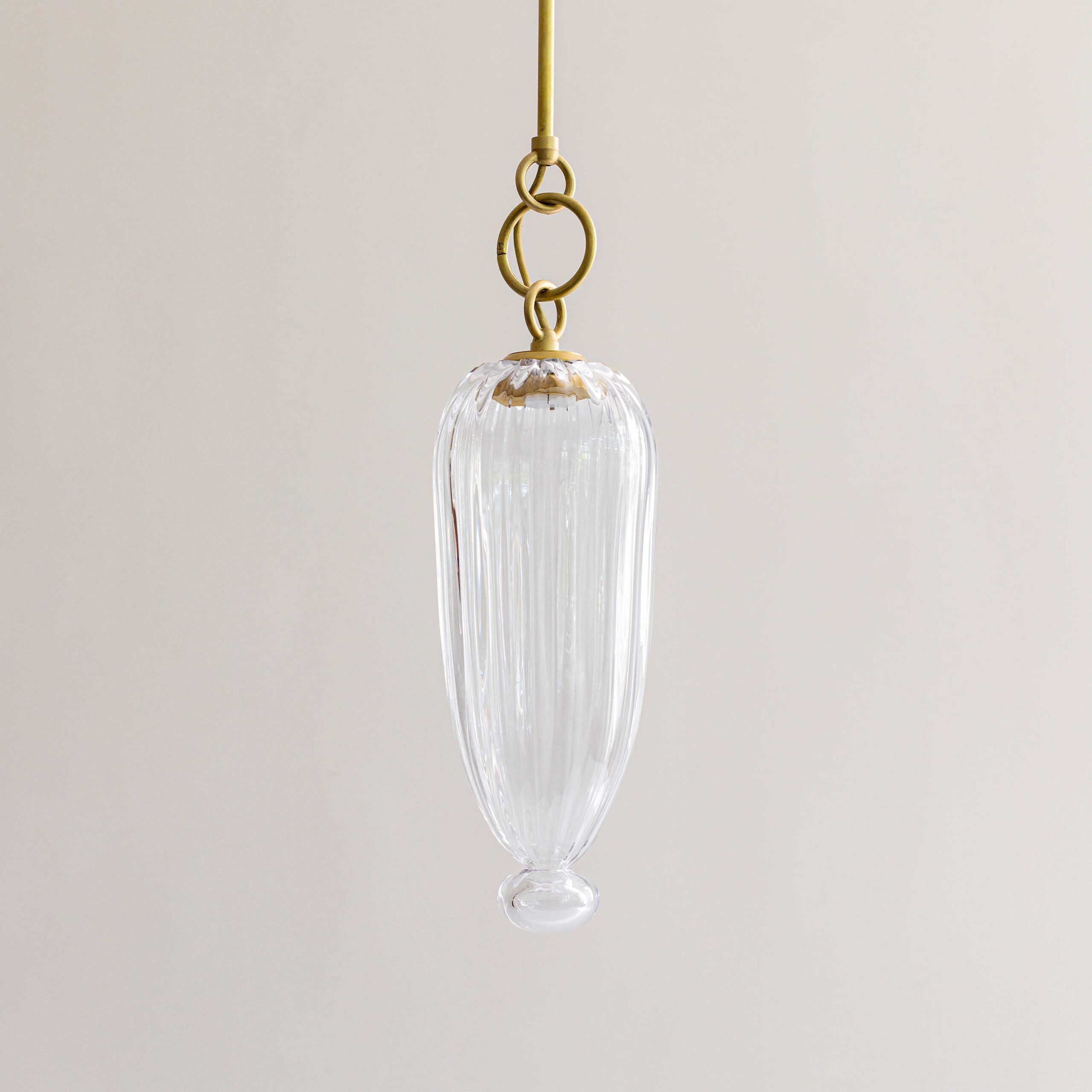 Agave Cuishe Pendant Clear Glass