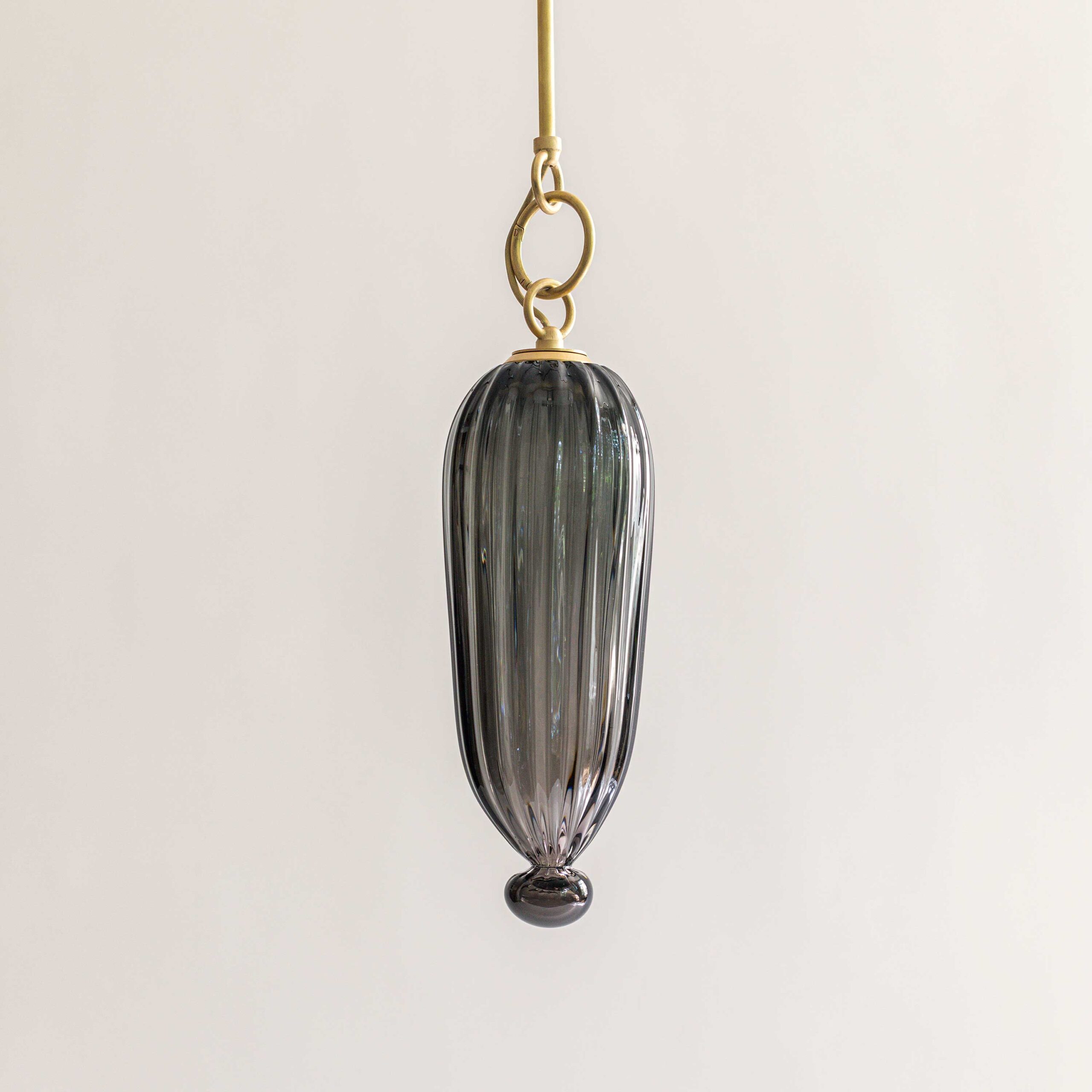 Agave Cuishe Pendant Obsidian Glass