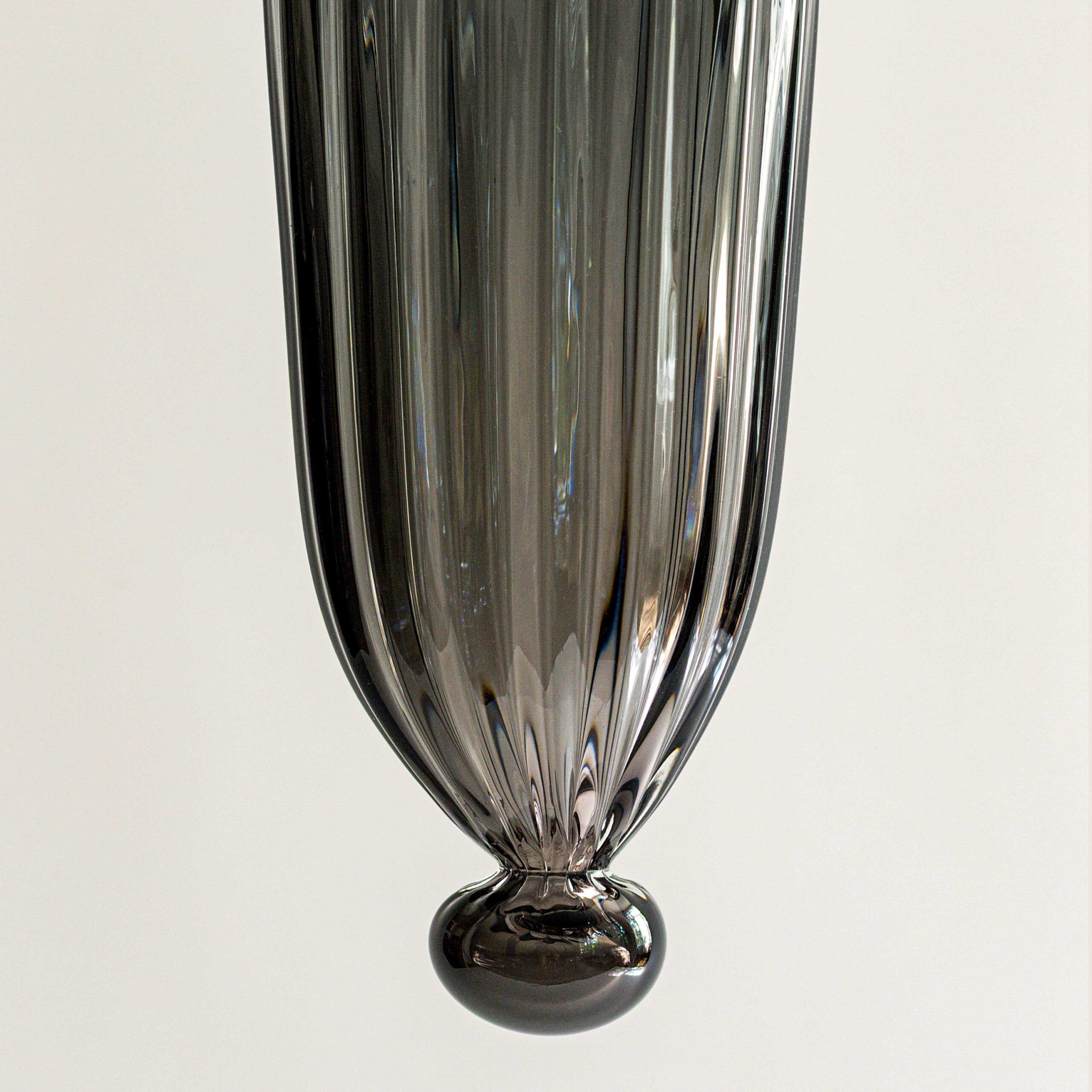 Agave Cuishe Pendant Obsidian Glass