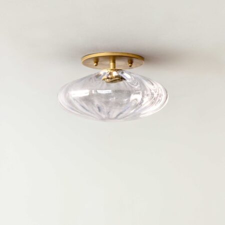 Agave Espadin Mini Flush-Mount Clear Glass