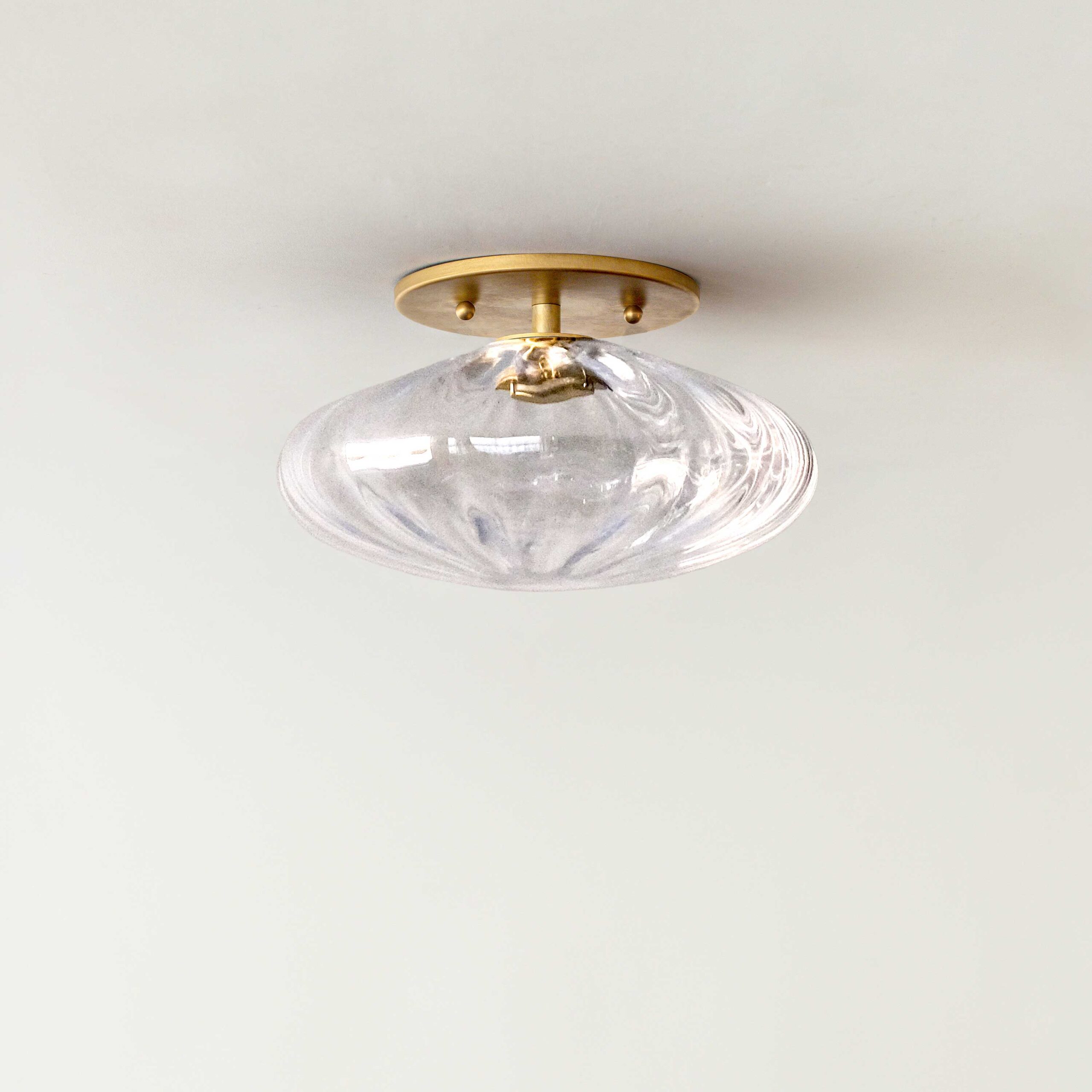 Agave Espadin Mini Flush-Mount Clear Glass