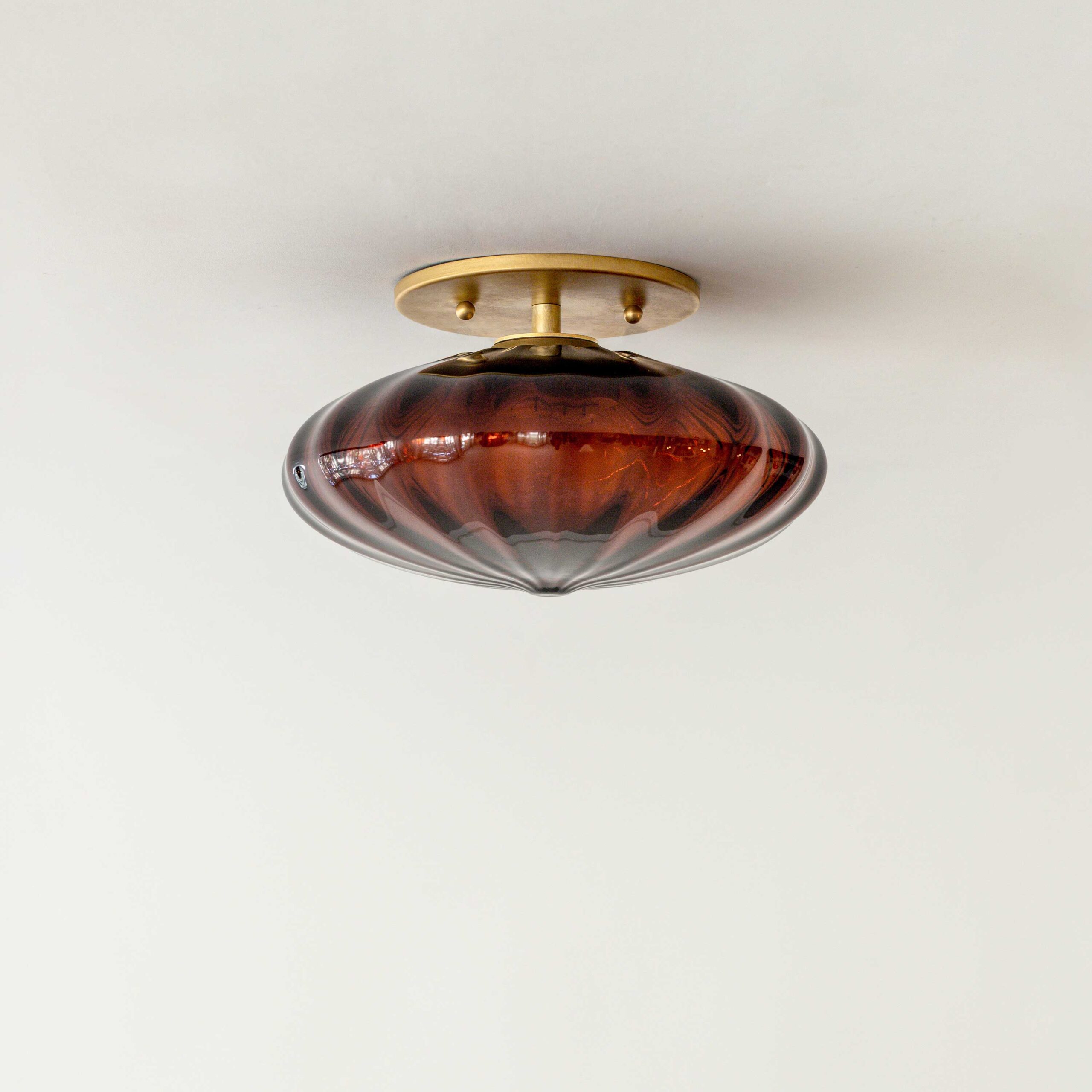 Agave Espadin Mini Flush-Mount Cobre Glass