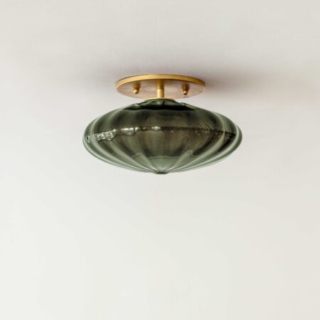 Agave Espadin Mini Flush-Mount Sierra Glass