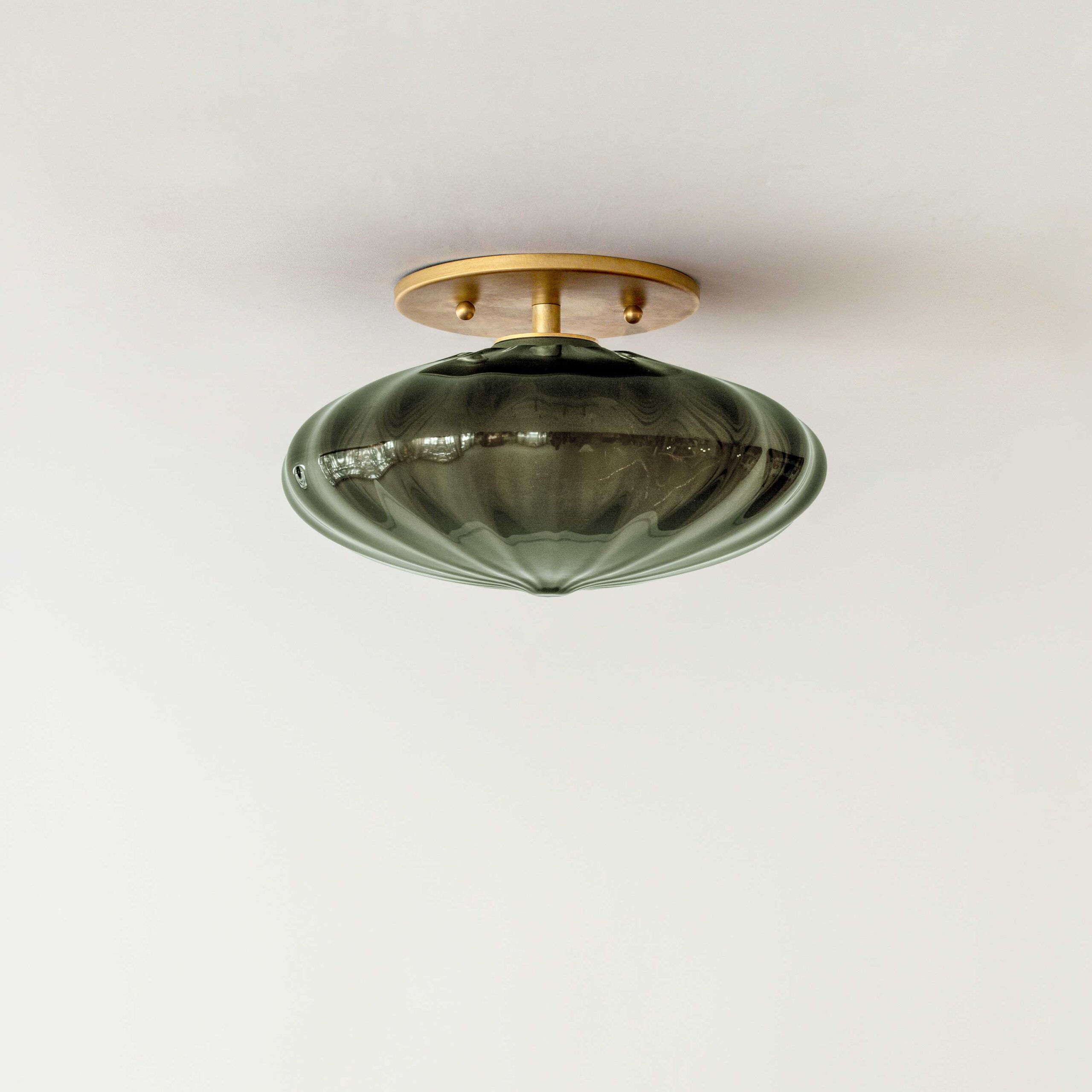 Agave Espadin Mini Flush-Mount Sierra Glass