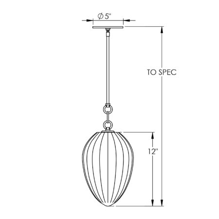 Tobalá Pendant to scale print out
