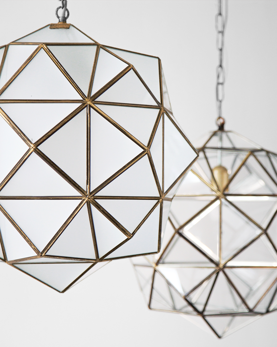 Glass lanterns