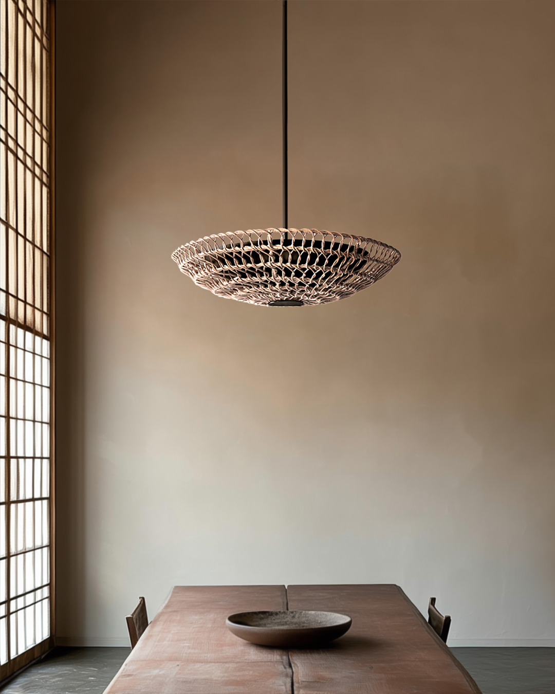 Rattan lighting pendant