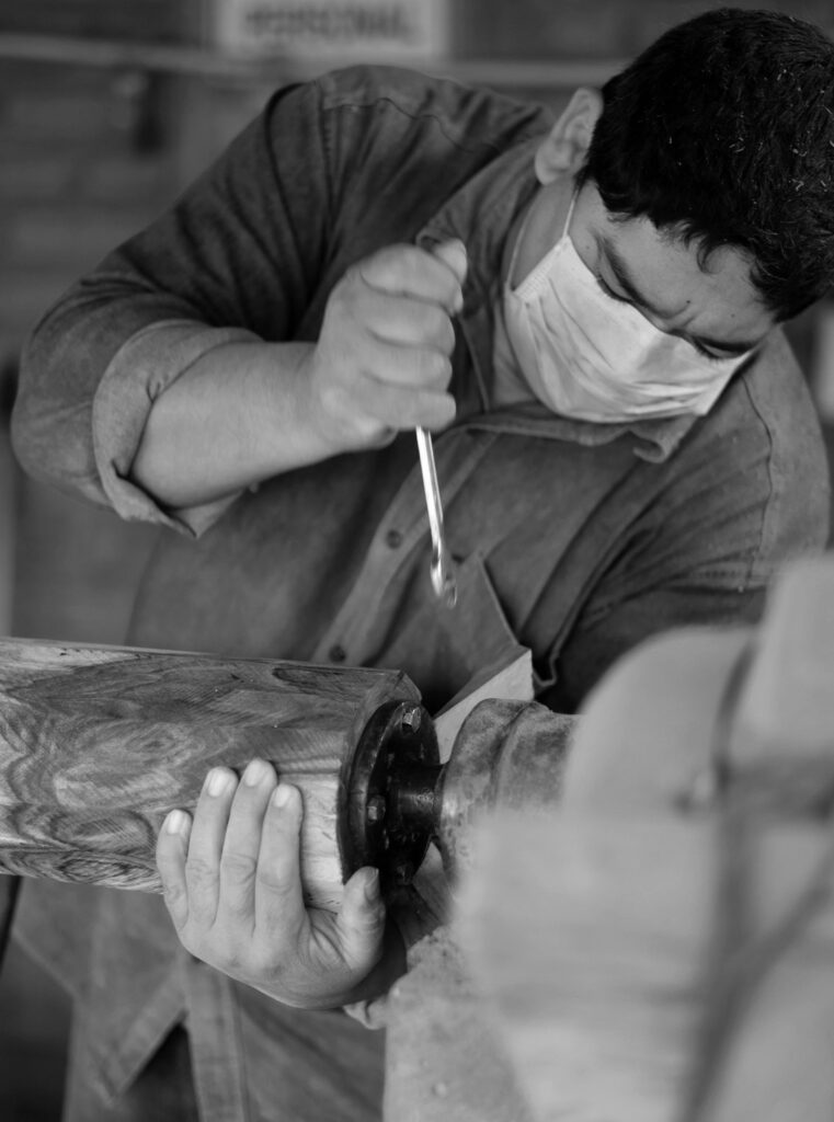 wood lamps workshop
