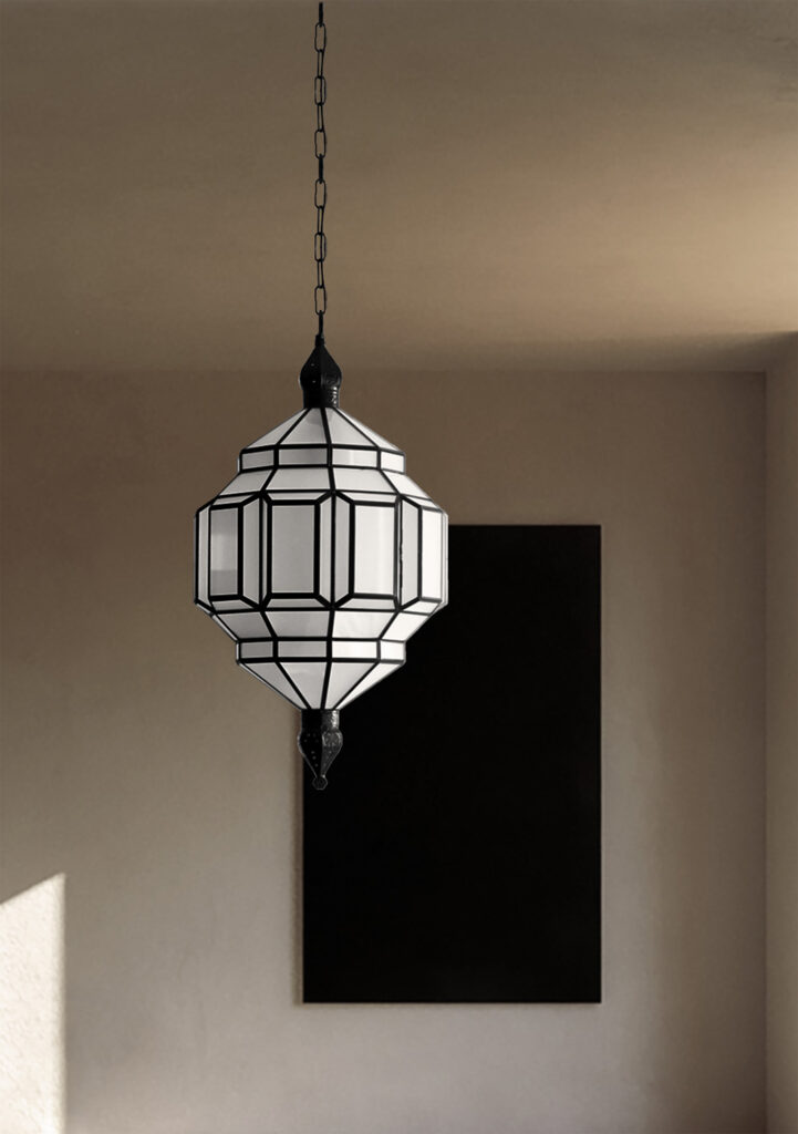 glass lantern