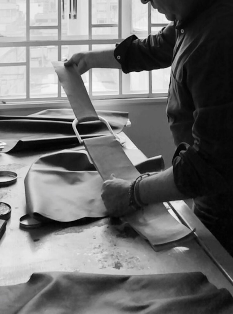 Talabartero_workshop_02 We've partnered with master craftsman Edgar Beltran Jaramillo and the skilled team in his Bogotá-based workshop to bring this collection to life. Each piece is crafted from a saturated jewel-toned color palette that draws on the works of Colombian artist Fernando Botero.